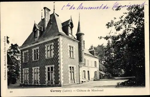 Ak Cernoy Loiret, Château de Mimérand