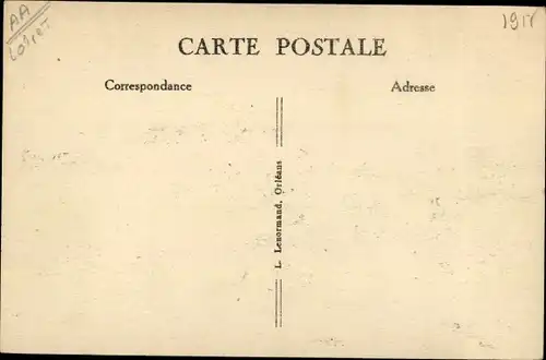 Ak Checy Loiret, Les Courties Boulevard