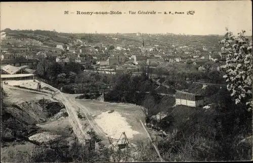 Ak Rosny sous Bois Seine Saint Denis, Vue Générale