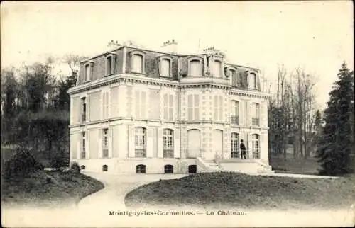 Ak Montigny les Cormeilles Val d´Oise, Le Château