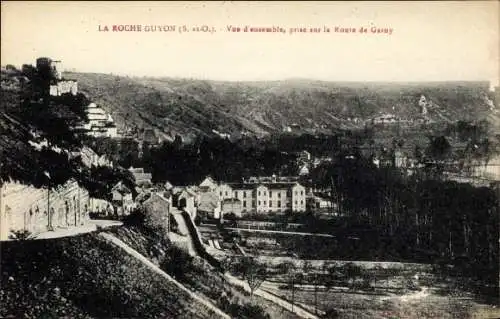 Ak La Roche Guyon Val d’Oise, Vue d´Ensemble