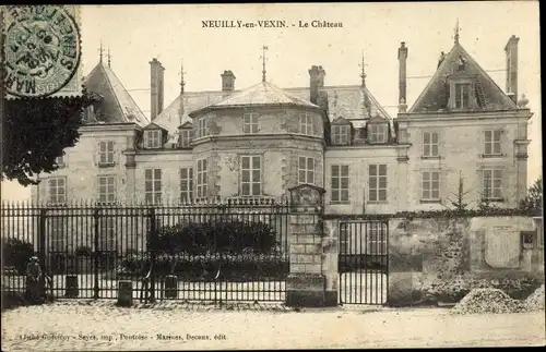 Ak Neuilly en Vexin Val-d´Oise, Le Château