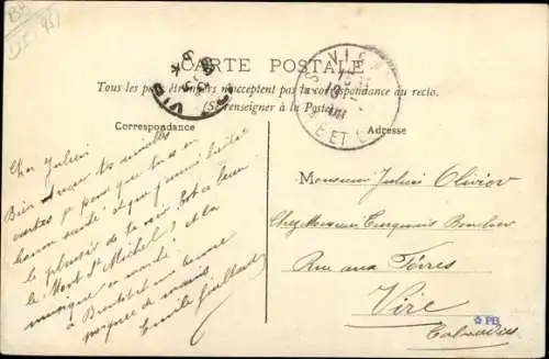 Ak Vigny Val d’Oise, Le Château