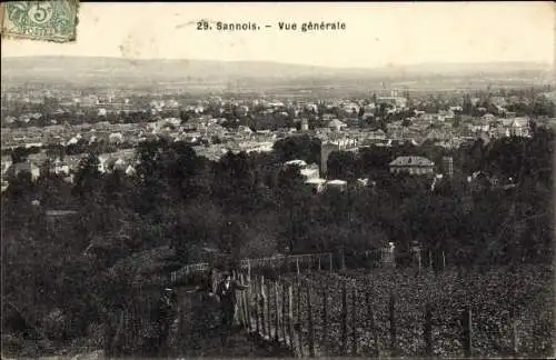 Ak Sannois Val d’Oise, Vue Générale