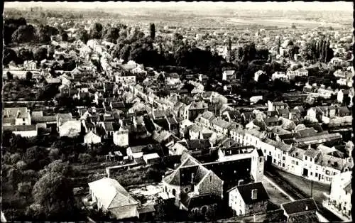 Ak Franconville Val d Oise, Vue Générale vue d´Avion