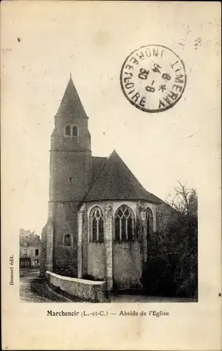 Ak Marchenoir Loir et Cher, Abside de l´Église