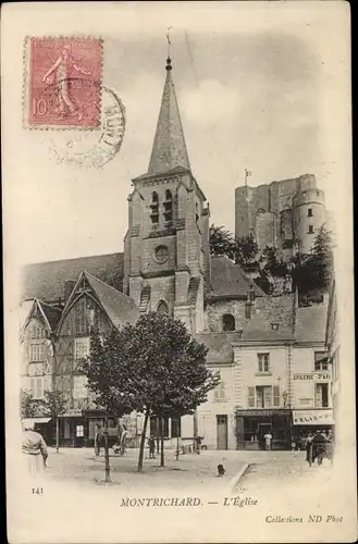 Ak Montrichard Loir et Cher, L´Église