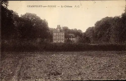 Ak Champigny sur Yonne, Le Château