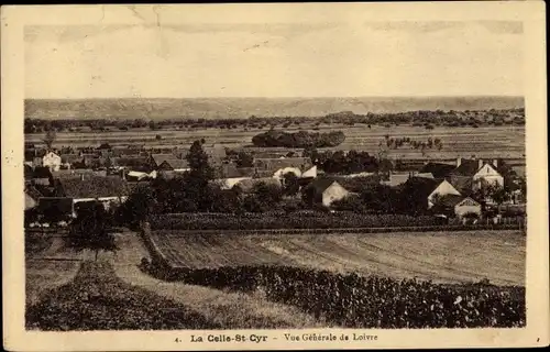 Ak La Celle Saint Cyr Yonne, Vue Générale de Loivre