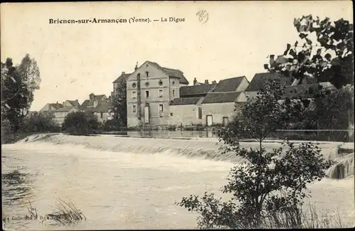 Ak Brienon-sur-Armançon Yonne, La Digue