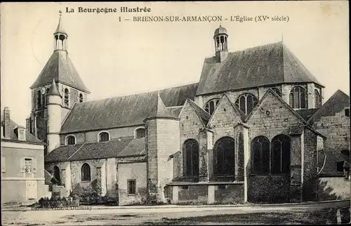 Ak Brienon-sur-Armançon Yonne, L´Église