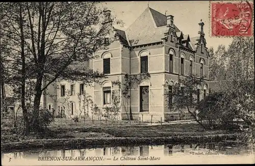 Ak Brienon-sur-Armançon Yonne, Château Saint Marc