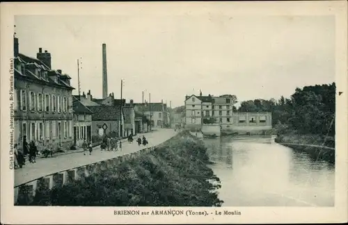 Ak Brienon-sur-Armançon Yonne, Le Moulin