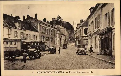 Ak Montfort l´Amaury Yvelines, Automobiles