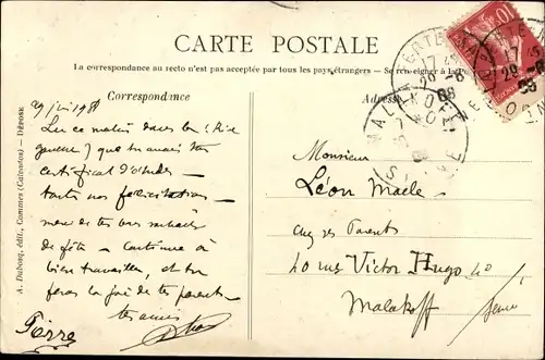 Ak Normandie, Mann in Tracht, Apfelbaum