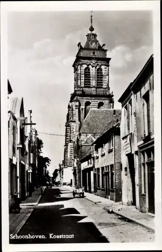 Ak Schoonhoven Südholland Niederlande, Koestraat