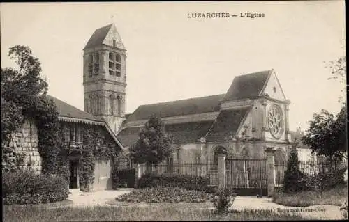 Ak Luzarches Val d’Oise, Kirche