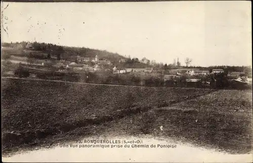 Ak Ronquerolles Val d’Oise, Panoramablick