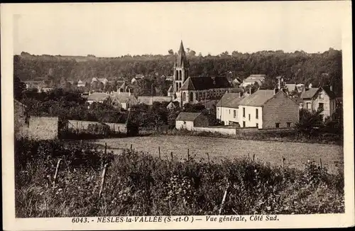 Ak Nesles la Vallée Val-d´Oise, Gesamtansicht