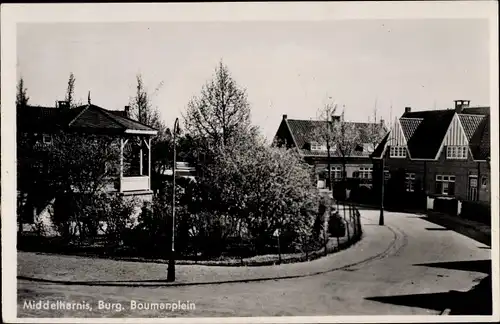 Ak Middelharnis Südholland, Burg. Boumanplein