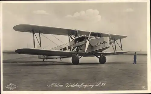 Foto Klinke, Albatros Verkehrsflugzeug L73, Rotophot