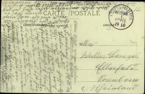 Ak Chauny Aisne, Vue générale de la Gare, Bahnhof, Gleisseite