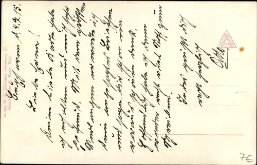 Ak Deutsches Kriegsschiff, 110, Torpedoboot in voller Fahrt