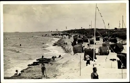 Ak Ostseebad Graal Müritz, Strandleben