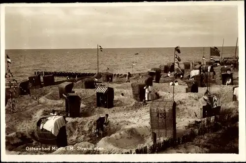 Ak Ostseebad Graal Müritz, Strandleben