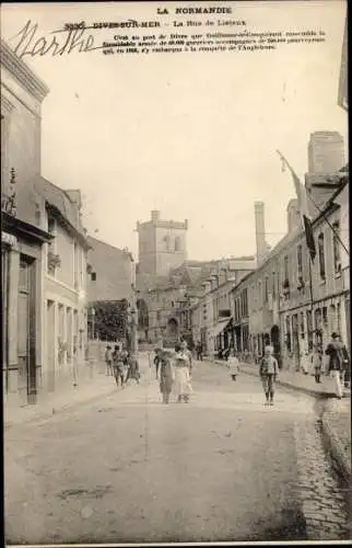 Ak Dives sur Mer Calvados, Rue de Lisieux