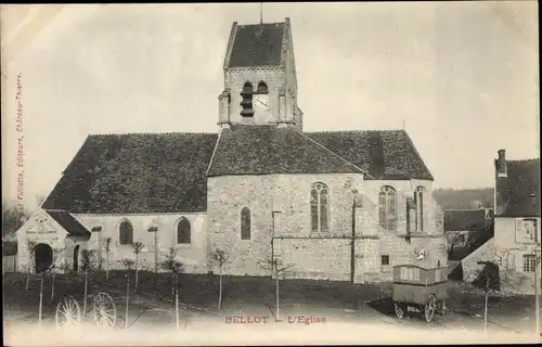 Ak Bellot Seine et Marne, L´Église