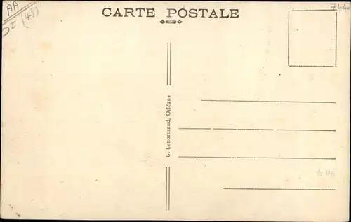 Ak Puiseaux Loiret, Vue Générale