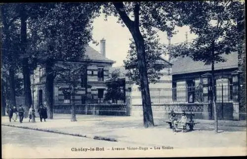 Ak Choisy Le Roi Val de Marne, Avenue Victor Hugo, Les Écoles