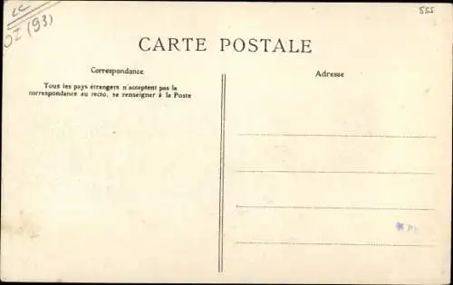 Ak Notre Dame des Anges Seine Saint Denis, Route de Montfermeil, Préparatif pour le Pélerinage