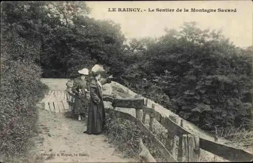 Ak Le Raincy Seine Saint Denis, Sentier de la Montagne Savard