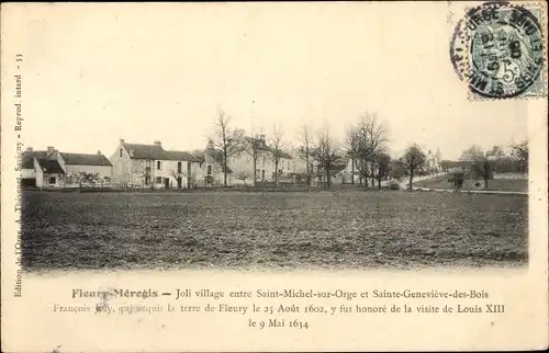 Ak Fleury Mérogis Essonne, Village