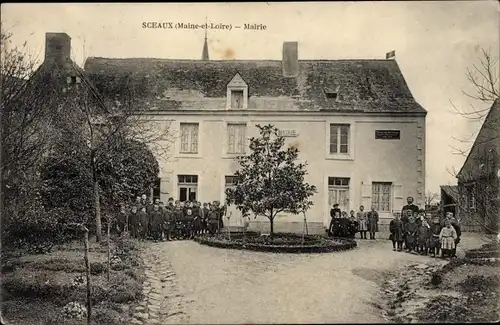 Ak Sceaux d’Anjou Maine et Loire, La Mairie