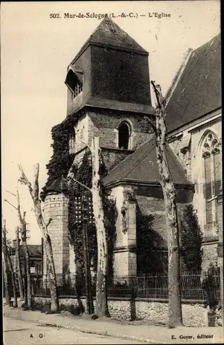 Ak Mur de Sologne Loir et Cher, L´Église