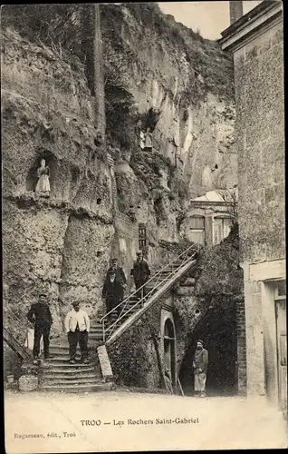 Ak Troo Loir et Cher, Rochers Saint Gabriel