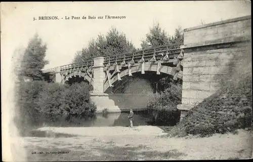 Ak Brienon Yonne, Pont de Bois sur l´Armançon