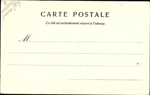 Ak Avallon Yonne, Vue sur Cousin le Pont