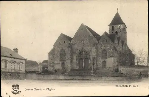 Ak Courlon Yonne, L´Église