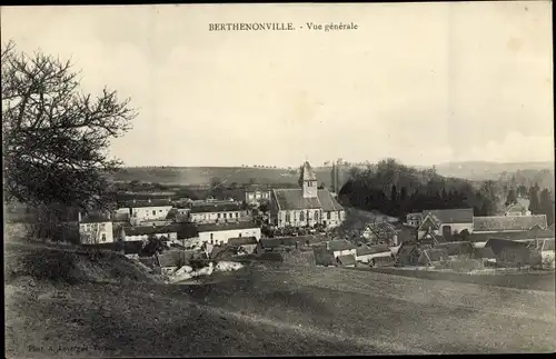 Ak Berthenonville Eure, Vue Générale