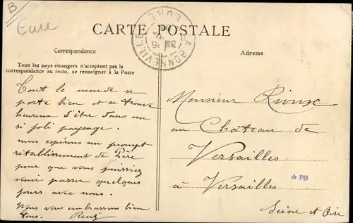 Ak La Bonneville Eure, Vue Générale