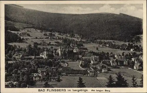 Ak Świeradów Zdrój Bad Flinsberg Schlesien, Am langen Berg, Panorama