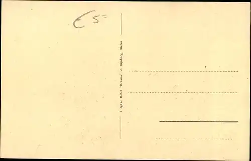 Ak Gieten Drenthe Niederlande, Hotel Braams