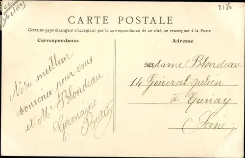 Ak Montchauvet  Yvelines, Porte de Bretagne