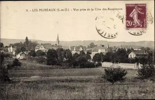 Ak Les Mureaux Yvelines, Panorama