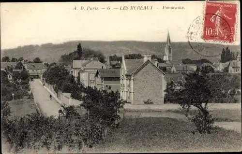 Ak Les Mureaux Yvelines, Panorama