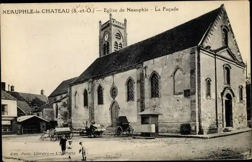 Ak Neauphle le Chateau Yvelines, Église